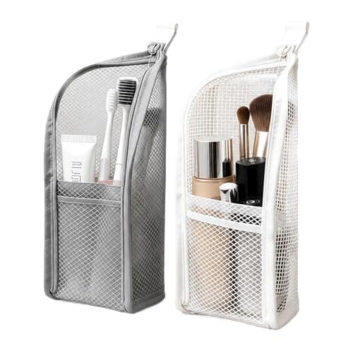 Standing Toiletry Bag, 4 Pieces Large Portable Waterproof Mesh Pouch — view 4