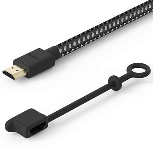 Cozy 4-Pack HDMI Caps for HDMI Cables/Cords/Tether - Provides Dust and Oxidation Protection, Projection Adapter Cover, Protects During Travel, Portable, Designed (Black) — view 6