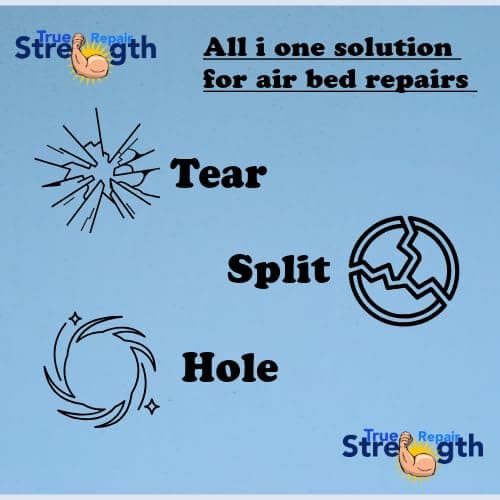 Inflatable Mattress Air Bed Repair Kit - PVC Or Suede Top Airbeds - Waterproof Liquid PVC Glue - Heavy Duty Patch Repair - Fix Hot Tubs Swimming pools And Spas - Vinyl And PVC Boats And Kayaks — view 6