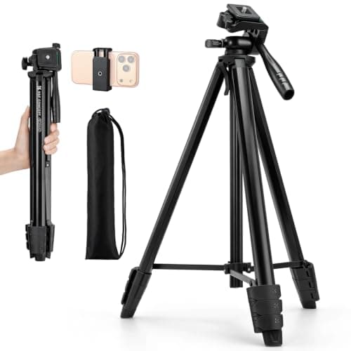 K&F CONCEPT 57.9"/147cm Lightweight Camera Tripod