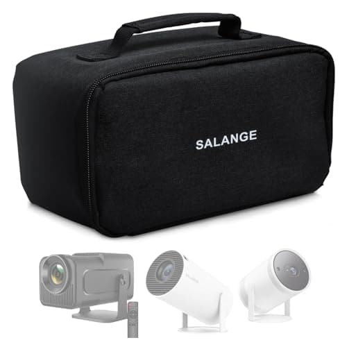 Eroshoo HY300/HY320 Projector Bag Case,Mini Projector Portable Carrying Case for Outdoor/Home,with Accessories Storage Pockets for Most Projectors Carry Case,Waterproof/Shockproof Protable Case Cover