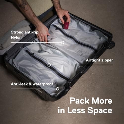 Ekster Travel Pack Vacuum Kit with Pump - Space Saver Bags - 2 Pack Set — view 3