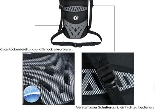 WINDCHASER Bike Backpack Waterproof Breathable Cycling Bicycle Rucksack — view 5