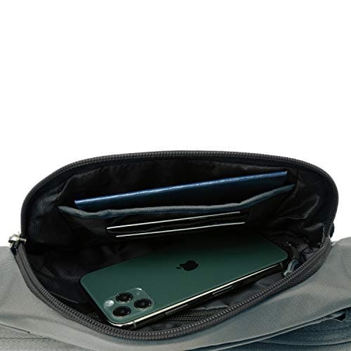 Travelon Anti-Theft Active Waist Pack, Charcoal — view 6