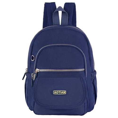 AOTIAN Mini Backpack for Women, Lightweight Sturdy Nylon Small Daypack