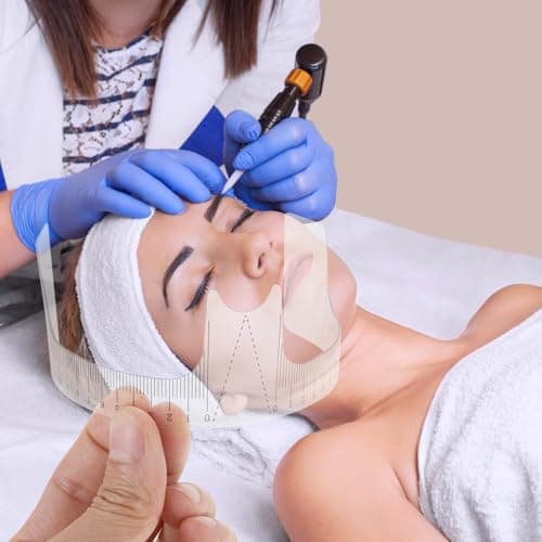 5pcs Eyebrow Stencil Ruler with Level and Scale for Balanced Brows — view 6