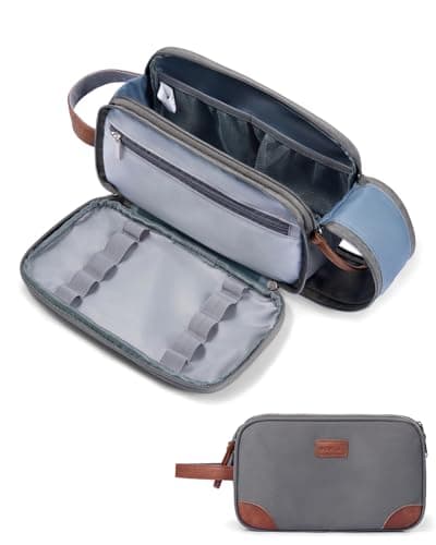 ECOHUB Toiletry Bag for Full Size Toiletries Nylon Wash Bag for Men