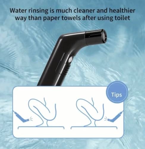 Portable Bidet for Travel & Camping - Electric Handheld Bidet Sprayer for Women & Men | Muslim Shower Shattaf | 2.5L Tank | 1.2m Hose | USB Rechargeable 800mAh | Postpartum & Personal Hygiene — view 4