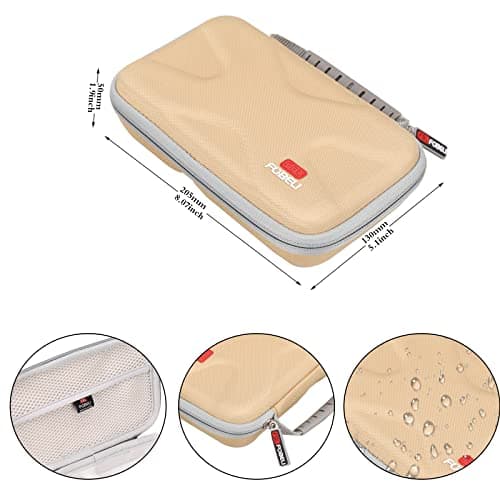 FBLFOBELI EVA Hard Storage Carrying Case for Kodak Luma 150 Ultra Mini Pocket Pico Projector (Khaki) — view 6