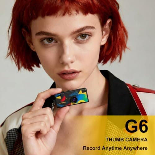 Mini Keychain Camera G6 1080P HD Thumb Camera 0.96" LCD 130° Wide Angle — view 5