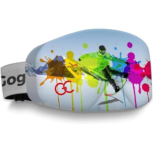 GogglesCover Ski Goggles Protective Cover, Paint Splatter Snowboard Design