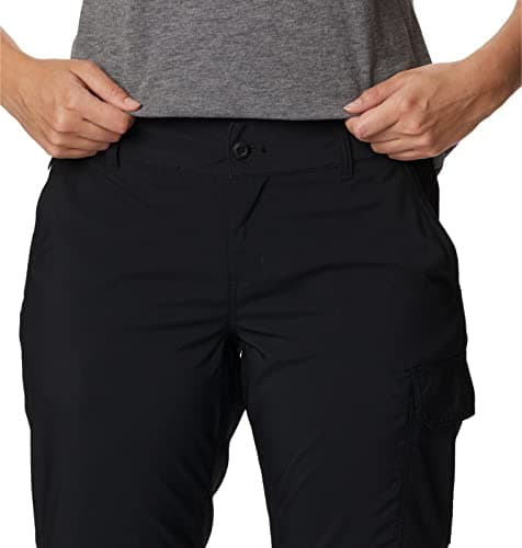 Columbia Women's Silver Ridge Utility Convertible Pant Hiking Convertible Trousers, Black, Size 14/R — view 4