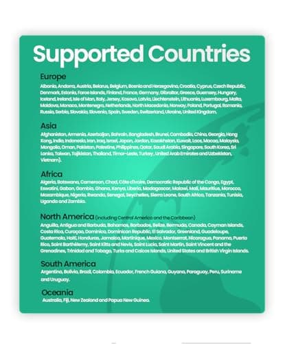 Global Roaming eSIM – 172 Countries, 268 Networks – For eSIM Compatible Devices – eSIM QR Code Activation – Perfect for Travel — view 2