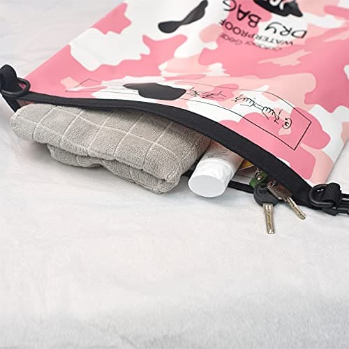 YUMQUA Waterproof Dry Bag Backpack 5L/10L/20L/30L/40L, Roll Top Floating Waterproof Storage Bags for Kayaking, Boating, Swimming, Hiking, Camping and Fishing — view 6