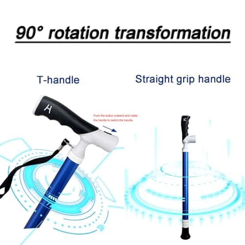 Nordic Walking Poles 3-position Height Adjustable Foldable Trekking Poles — view 6