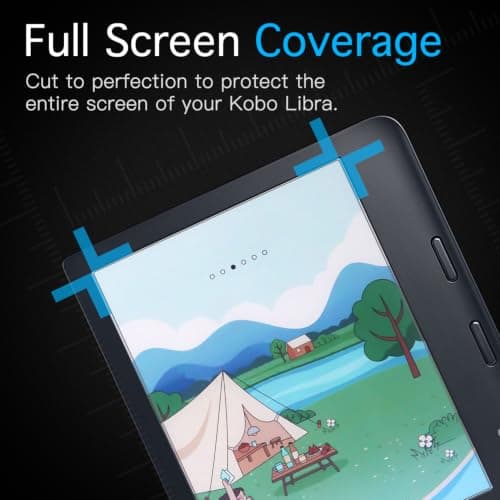 MoKo 2 Pack Anti-Glare Screen Protector for 7 inch Kobo Libra Colour 2024 — view 6