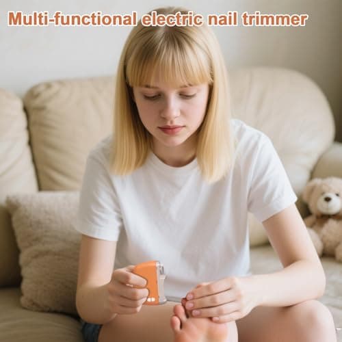 Electric Nail Trimmer 2Speed Grinder File Toenail Fingernail Grooming — view 2