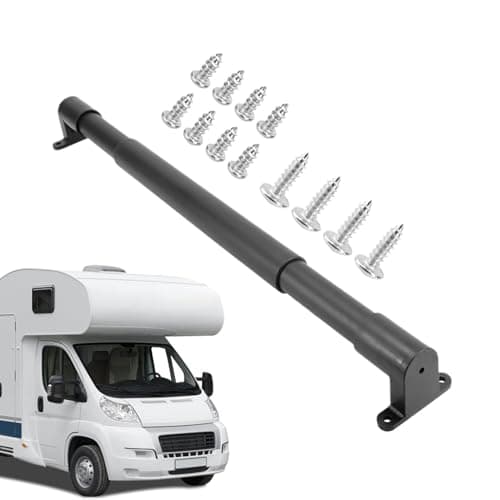 Handle Bar for Motorhome Mosquito Door – Telescopic Bar Support for Caravans – for Caravan Mosquito Net – for Camper Trailer Travel Camping Hiking Road Trip Outdoor