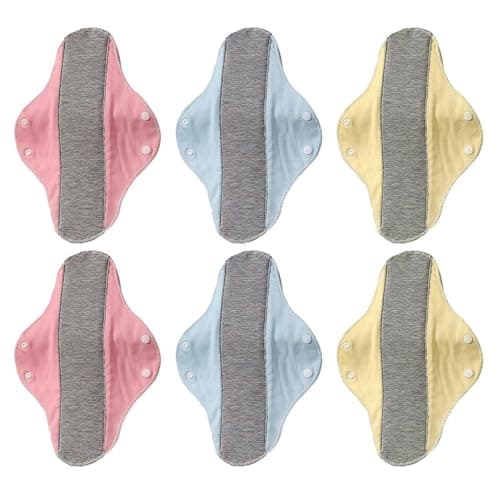 Washable Pads for Men 6-Pieces Underwear Leak-Proof Liner