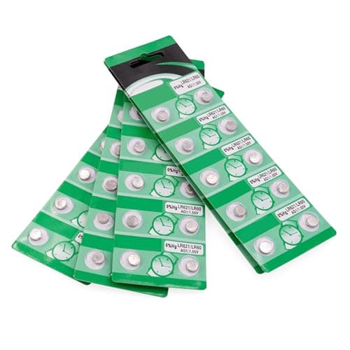 Pack of 10/20 AG1 LR621 Batteries Long Lasting AG1 Alkaline Button Cell for Low Power Devices Like Toy and Remotes High Capacity Coin Cell — view 4