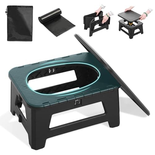 HHuanwfer In-car Portable Toilet Collapsible Potty, Emergency Toilet