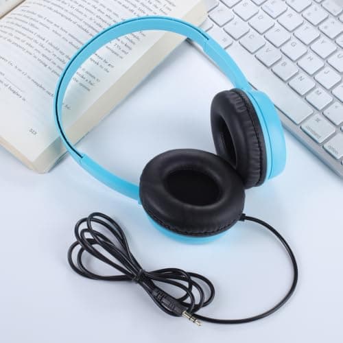 XOSDA Classroom Headphones Bulk 20 Pack Multi Color for Kids Students, Wholesale School Durable Wired Earphones for Teachers Teens Chromebook Computer Laptop(LS30,Mixed) — view 2