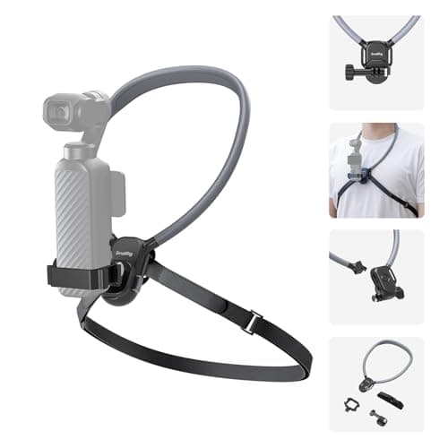 SMALLRIG Magnetic Neck Mount with Chest Strap for Action Camera-5567