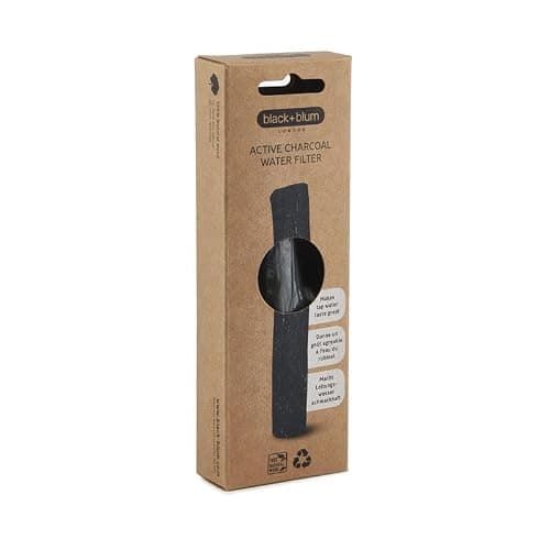 Black+Blum Charcoal Water Filter Hydration, Old Japanese Tradition, Lasts 6 Months, Natural Wood, Brown — view 2
