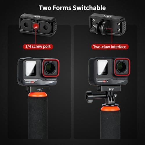 HSU Quick Release Adapter for Insta 360 Ace Pro 2 and Insta360 X5/X4/X3 — view 4