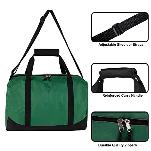 Trail maker 30 Liter, 17 Inch Canvas Duffle Bags for Men and Women -Travel Weekender Overnight Carry-On Shoulder Duffel Tote Bags (Blue) — view 2