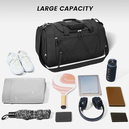 Vorspack 21 Inches Gym Bag for Men, Duffel Bag with Shoe Compartment — view 6