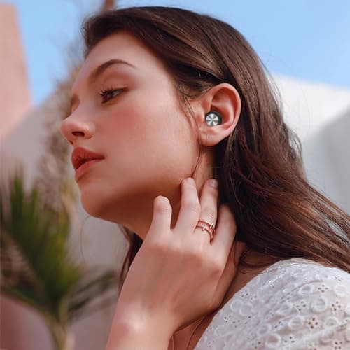 1 Pairs Ear Plugs for Travel,Noise Reduction Earplugs,Comfortable Sleep EarPlugs,Soft Silicone Reusable in Ear Plugs,for Flights,Train Rides,Hotel Stays,Focus and Relaxation(Black+Grey) — view 6