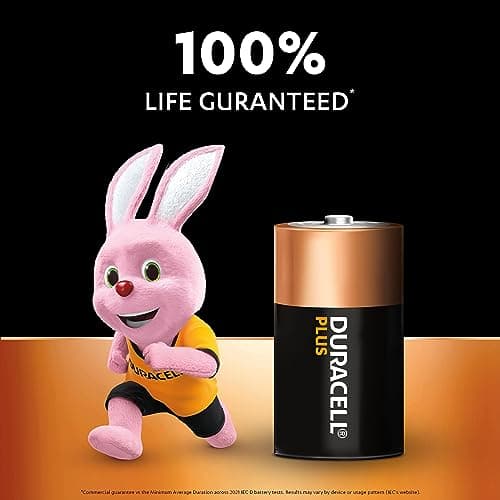 DURACELL Plus D Alkaline Batteries (4 Pack) 1.5V, LR20 — view 2