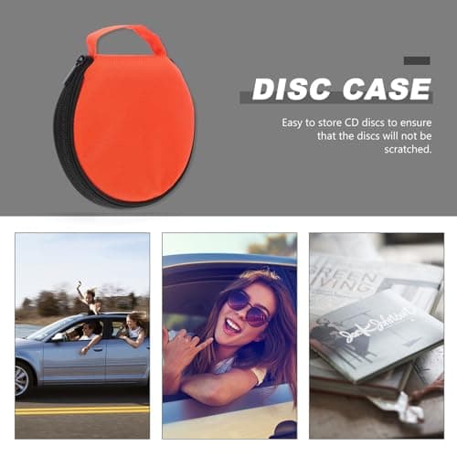 LIFKOME 20 Slot CD Case Oxford Cloth Car Travel Storage Organizer — view 6