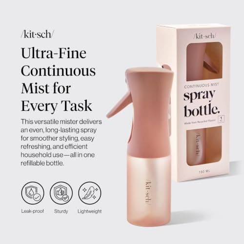 Kitsch Fine Mist Spray Bottle for Hair 150 ml - Terracotta — view 2