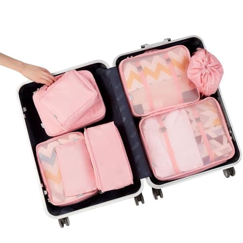 BAGAIL Packing Cubes for Suitcase 8 Set, Lightweight Luggage Packing Organizers Packing Cubes for Travel Accessories — view 6