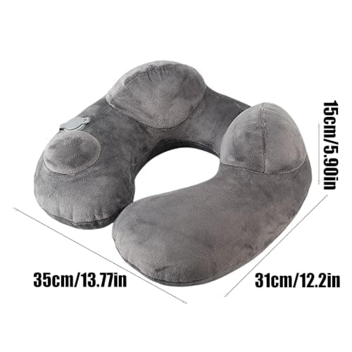 Inflatable Travel Pillow Blow up Travel Pillows for Sleeping Airplane — view 4