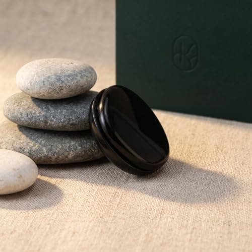 Toyvian Refillable Solid Cologne Balm Tin, Black Solid Perfume Tin — view 6