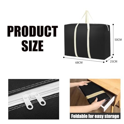 2 Pcs 89L Large Moving BagsHeavy Duty Packing Bags for Moving House Totes — view 2