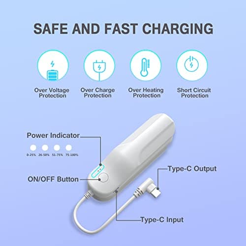 5000mAh Rechargeable Portable Battery Pack for Meta/Oculus Quest 2 — view 5