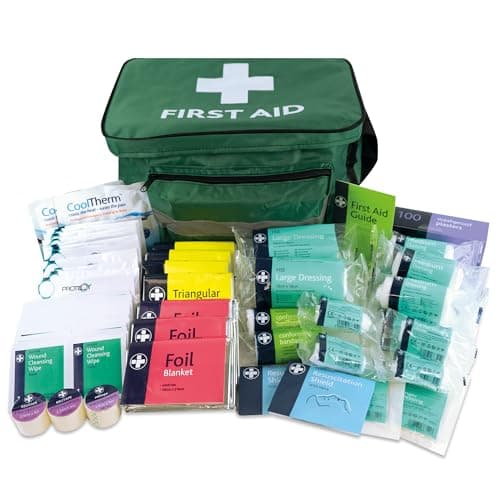 LEWIS-PLAST 224 Pieces All Purpose Large First Aid Kit Haversack - Compact Design for Convenient Storage, Ideal for Home, Office and Sports - Home Medical Kit - Complete First Aid Kit