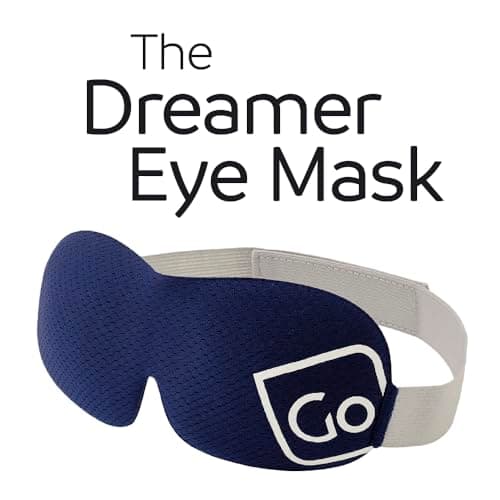 Go Travel Dreamer Sleep Eye Mask & Earplug Set - for Flights, Dark Blue — view 2