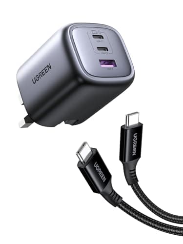 UGREEN Nexode 65W Foldable Fast GaN Charger Bundle with 100W 5A Type C to C Fast Charging Cable