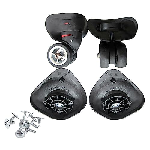 yanwuwa 1 Pair A08 Luggage for Case Replacement Spinner Wheel Suitcase Spare Mute Casters Wheel Repair Parts Left and Right