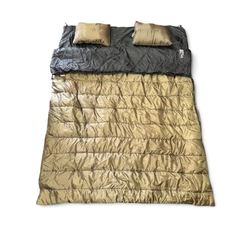 Roxform Double Sleeping Bag with Twin Pillows for Camping & Fishing — view 2
