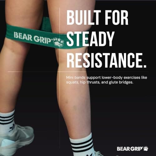 Bear Grip Resistance Bands - Fabric Elastic Bands | Mini/Grey Shade — view 3