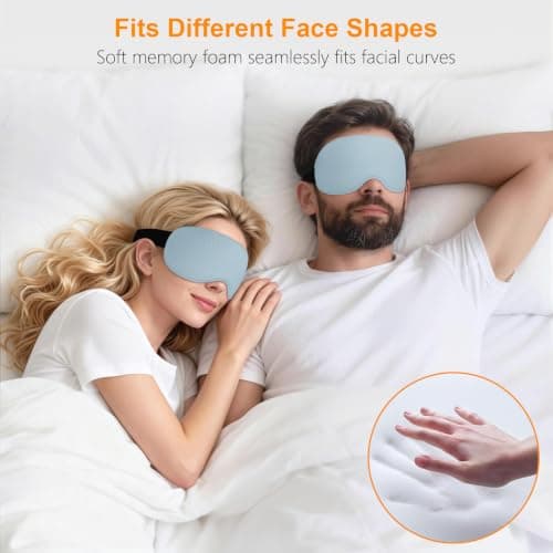 Gritin 2026 Gen 2 Sleep Mask-100% Blackout Eye Sleeping Mask for Women&Men — view 5