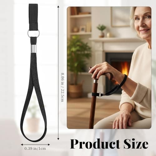 Sibba Walking Stick Wrist Strap 4 Pcs Cane Wrist Strap Crutch Straps Leash — view 2