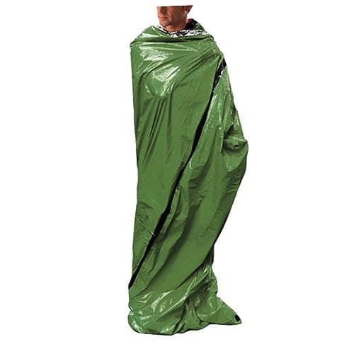 iplusmile Thermal Sleeping Blanket Pe Aluminum Film Survival Travel Bag for Outdoor Activities and Expeditions, Easy to Carry Anti-cold Sleeping Blanket Keeps Warm for Winter and Autumn — view 6