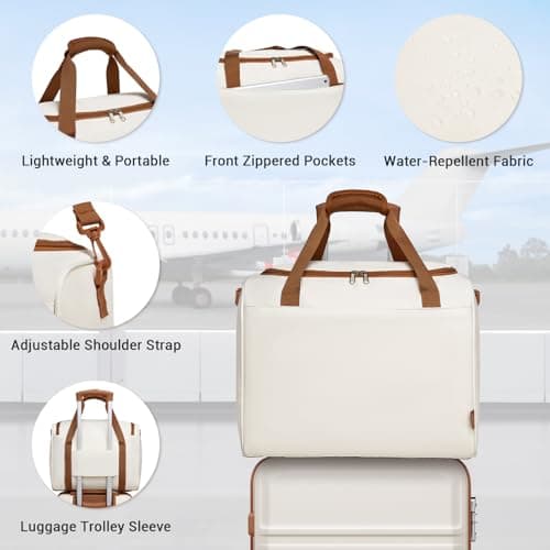 Kono 2 PCS Luggage Set 55x40x20cm Suitcase & 40x30x20cm Ryanair Cabin Bag — view 6